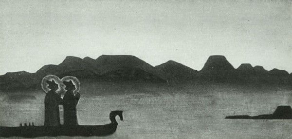 Картина Н.К.Рериха &amp;quot;Святые Борис и Глеб&amp;quot;, 1904 г.