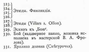 Каталог выставки &amp;quot;Салон&amp;quot;, СПб., 1909 г.