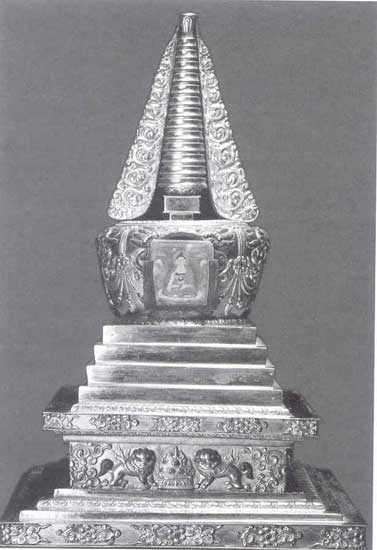 Скульптура &amp;quot;Боди-субурган&amp;quot;. Монголия. XIX в.
