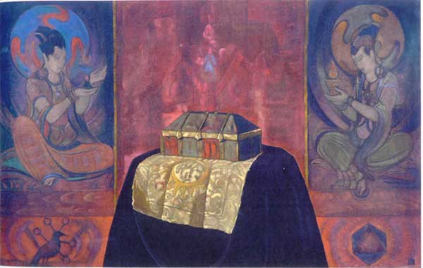 Холст, темпера. 75 х 119 см.